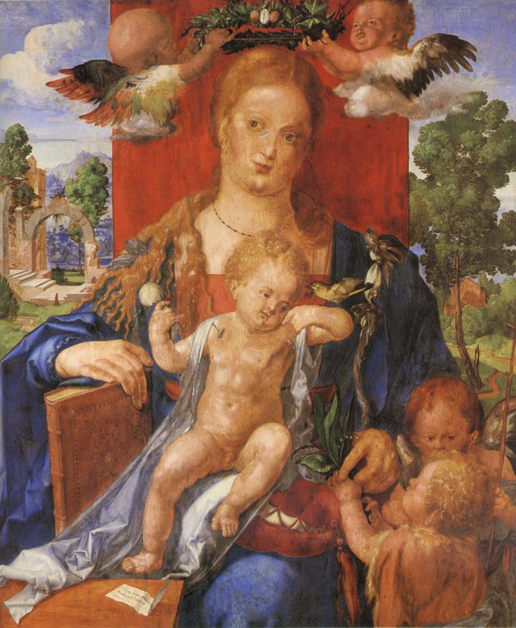 The Madonna with the Siskin